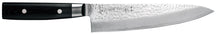 Couteau de chef Yaxell Zen 20 cm - Acier damassé inoxydable 37 plis - Manche en Micarta.