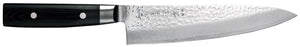 Couteau de chef Yaxell Zen 20 cm - Acier damassé inoxydable 37 plis - Manche en Micarta.