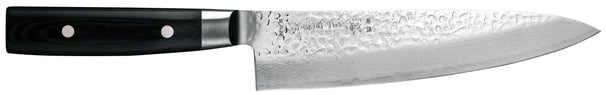 Couteau de chef Yaxell Zen 20 cm - Acier damassé inoxydable 37 plis - Manche en Micarta.
