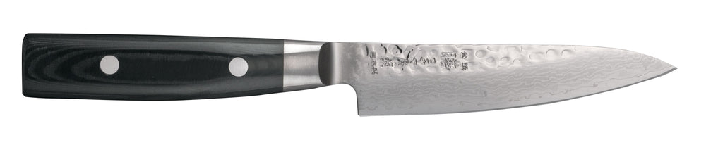 Couteau d'office Yaxell Zen 12 cm - Acier damassé inoxydable 37 plis - Manche en Micarta.