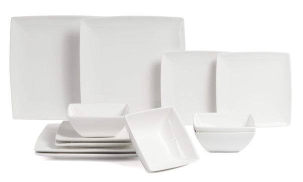 Ensemble de vaisselle BonBistro - Service - Squito - 4 personnes - 12 pièces