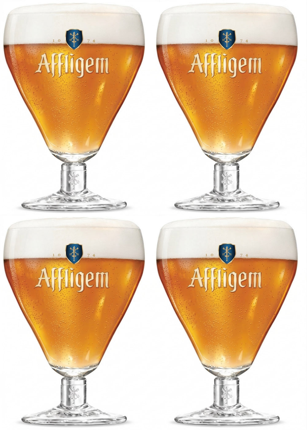 Ensemble de verres a bière Affligem - Verres a bière - 300 ml - 4 pièces