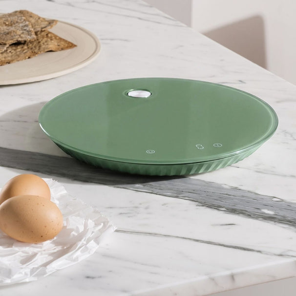 Balance de cuisine Alessi Plissé Vert - Michele De Lucchi - MDL16 GR