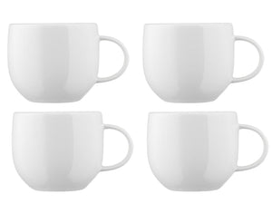 Tasses à café Alessi All-Time 270 ml - 4 pièces - Guido Venturini - AGV29/78