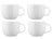 Tasses à café Alessi All-Time 270 ml - 4 pièces - Guido Venturini - AGV29/78