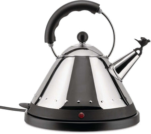 Bouilloire électrique Alessi MG32 RVS / Noir - 1.5 litre - 2000 W - Michael Graves - MG32 B