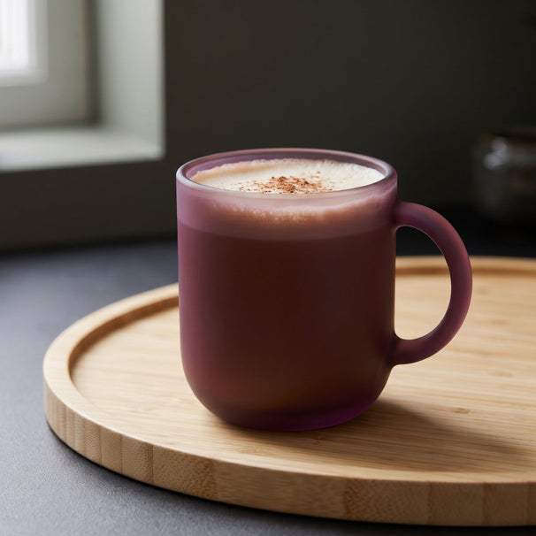 Luminarc Verres à café / Verres à thé avec anse Moka Delice Cherry - 250 ml - 4 pièces