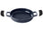 Poêle à griller Alva Nori ø 28 cm + Poignées en cuir offertes - Compatible toutes sources de chaleur - Revêtement antiadhésif émaillé