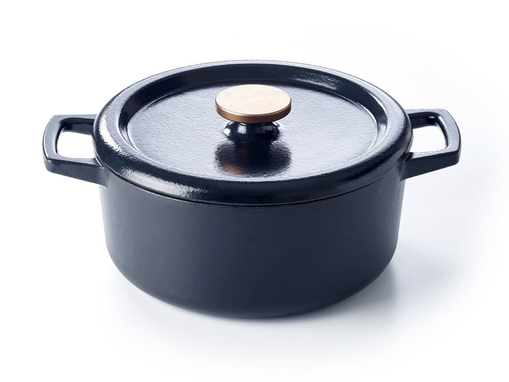 Ensemble de cocotte en fonte Alva - Faitout - Nori - ø 26 cm - 2 pièces
