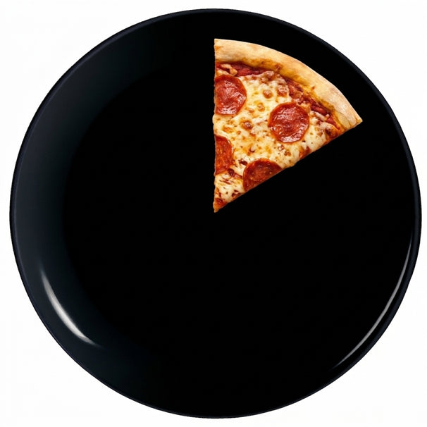 Assiettes à pizza Arcoroc Evolutions Noir - ø 32 cm - 6 pièces