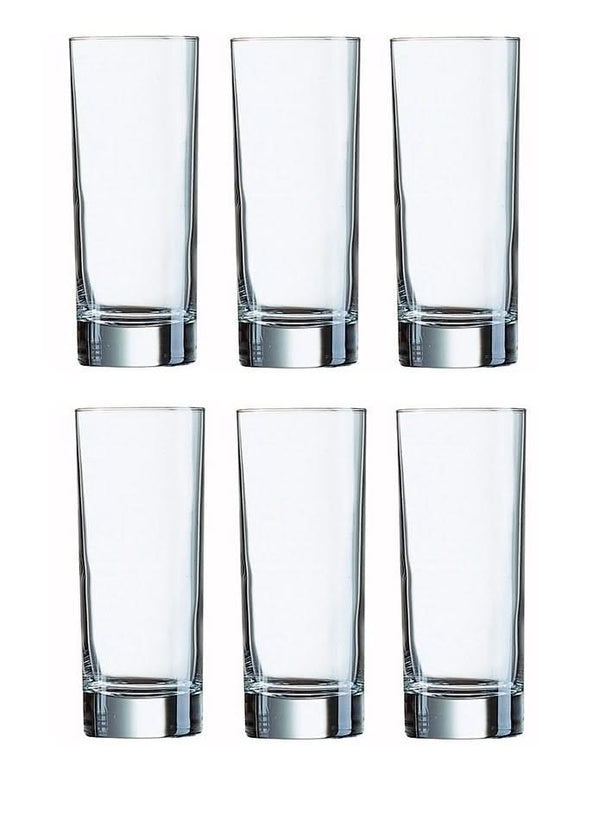 Ensemble de verres à long drink Arcoroc - Islande - 330 ml - 6 pièces