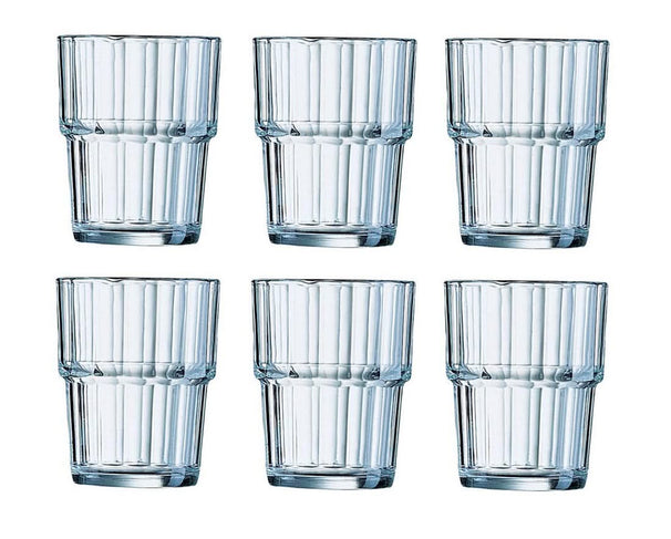 Ensemble de verres a eau Arcoroc - Gobelet - Norvège - 200 ml - 6 pièces