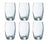 Ensemble de verres à eau Arcoroc - Gobelets - Salto - 350 ml - 6 pièces
