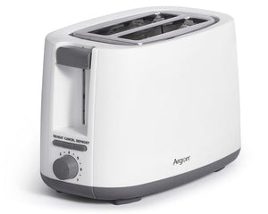 Argon Grille-pain Mat Blanc - 2 Fentes - 750 W