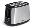 Argon Grille-pain RVS / mat noir - 2 fentes - 750 W