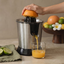 Argon Presse-agrumes Électrique Noir/Inox - 350 ml - 85 W