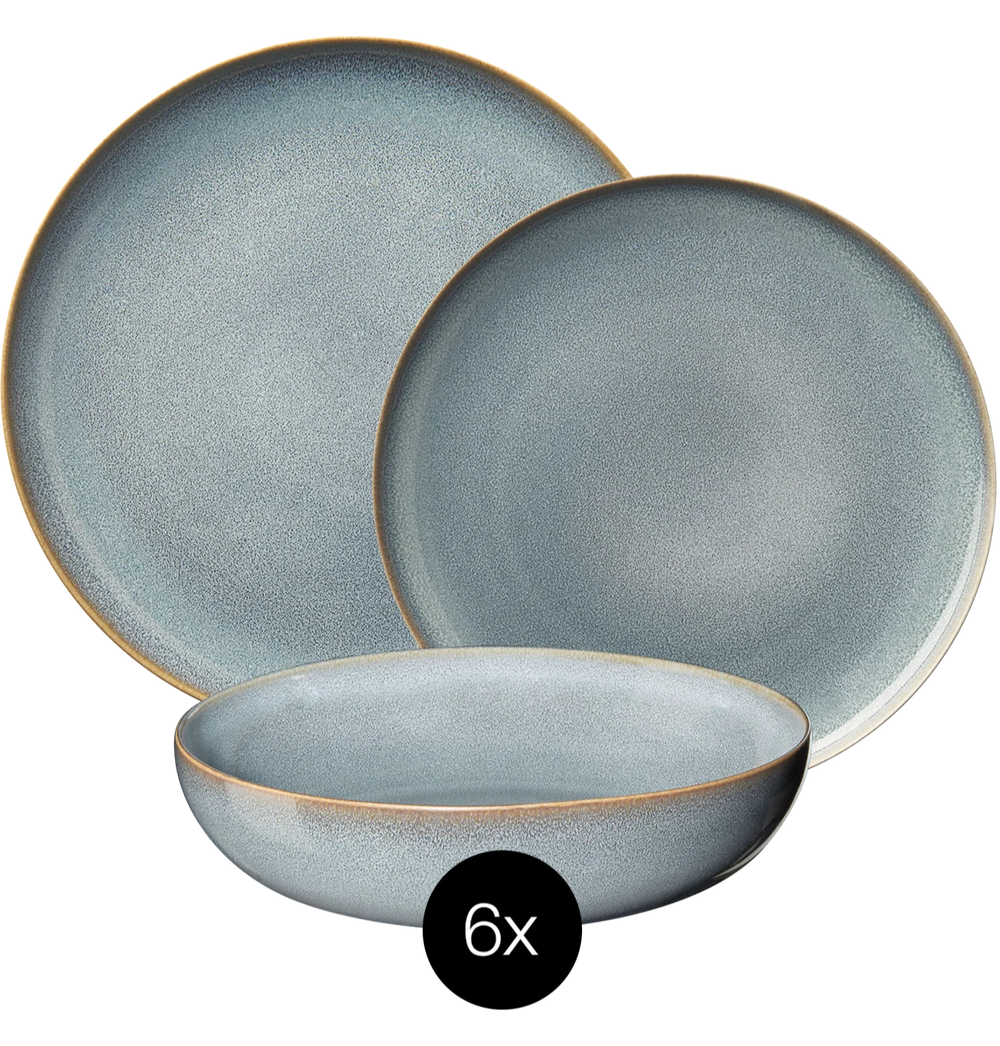 Set de vaisselle ASA Selection - Service de table - Saisons - 6 pers. - 18 pièces