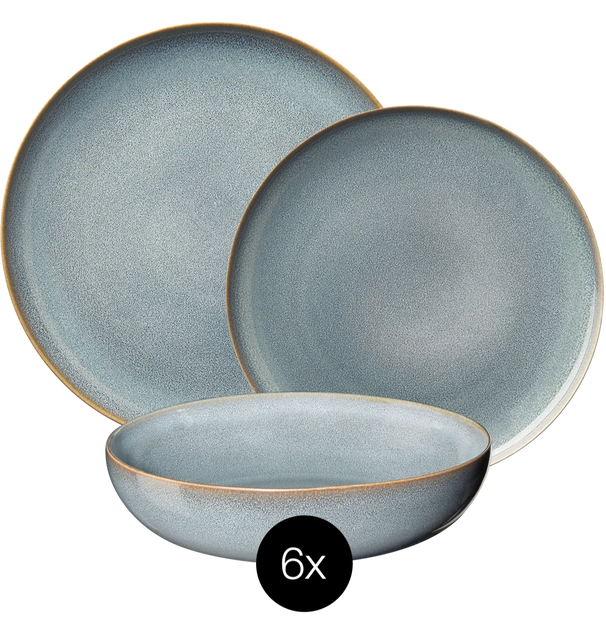 Set de vaisselle ASA Selection - Service de table - Saisons - 6 pers. - 18 pièces