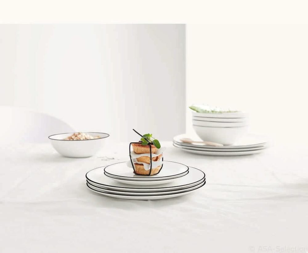 Set d'assiettes ASA Selection - Assiette à dessert - A Table - 21 cm - 4 pièces