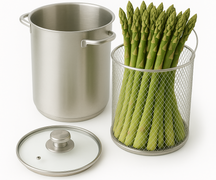 Set de poêles à asperges Cooking - Poêle à pâtes - ø 16 cm / 4,0 L - 3 pièces