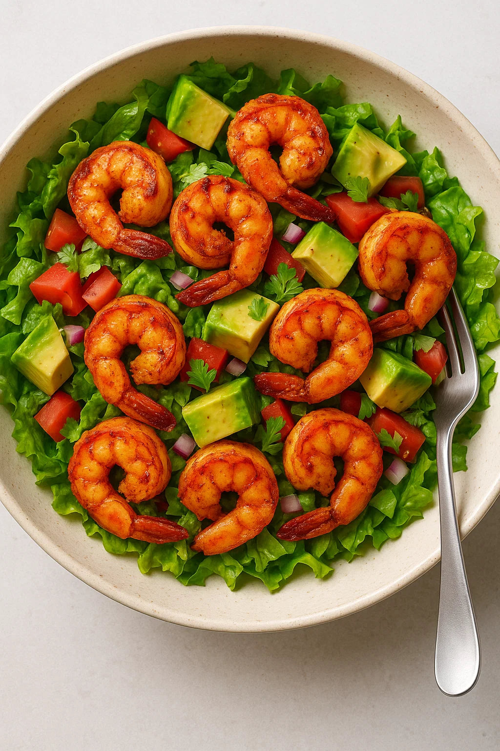 Une salade fraîche et relevée pour une fête tropicale !