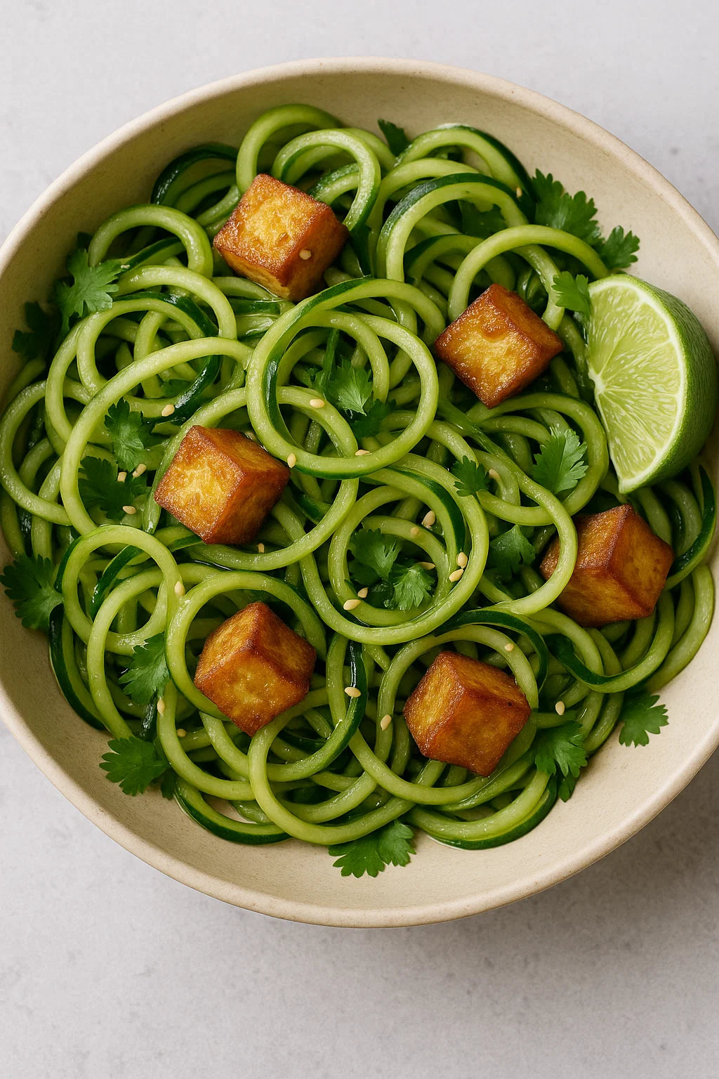 Une salade légère et rafraîchissante, parfaite pour l'été.
