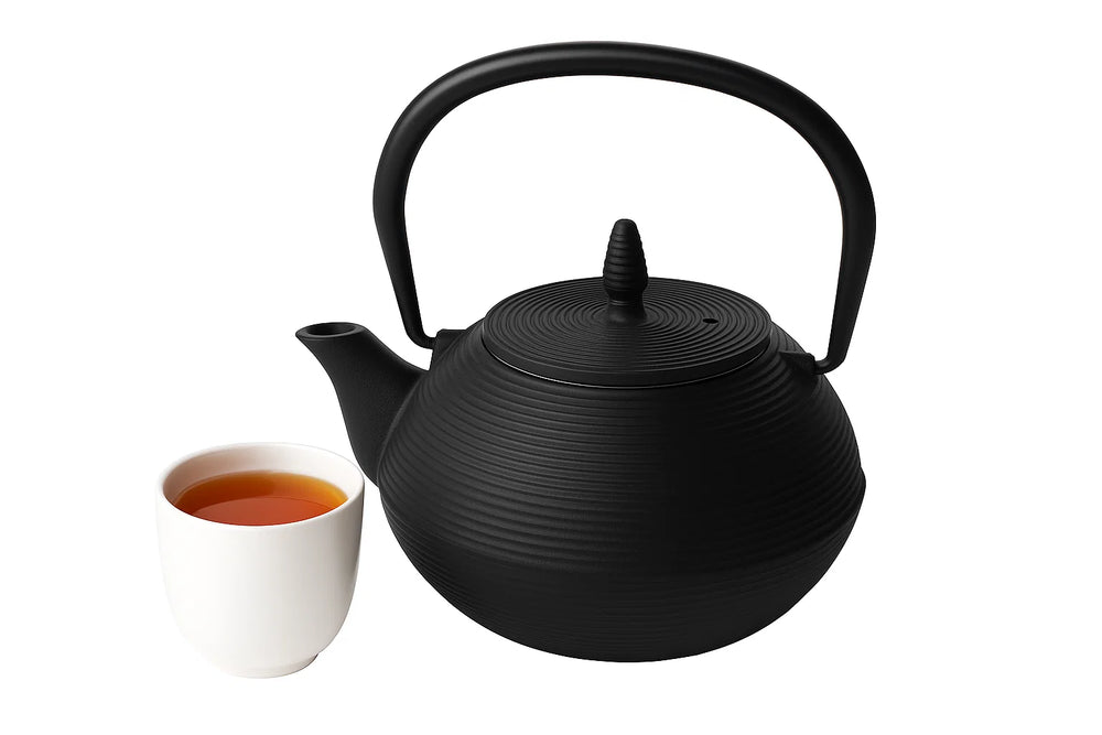 Théière Cookinglife Itome avec filtre en inox - Fonte noire - 800 ml