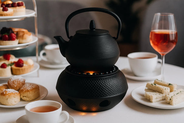 Réchaud à thé Cookinglife - en fonte - Sakura Tea - Ø 15 cm