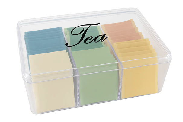 Boîte à thé Cookinglife - 6 compartiments - Sakura Tea - 21 x 15 x 9 cm