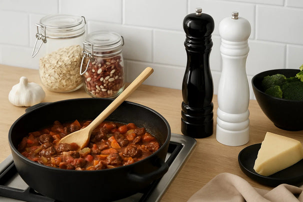 Ensemble de moulins Cookinglife - a poivre et sel - Rocca - 21,5 cm - 2 pieces