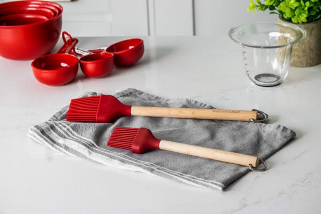 Pinceau de cuisine KitchenAid - Pinceau de pâtisserie - Core - 31 cm - 1 pièce