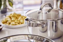 Casserole en acier inoxydable 18/10 Beka - Couvercle en verre - Cicla - 5,2 L