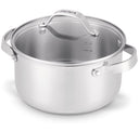 Casserole en acier inoxydable 18/10 Beka - Couvercle en verre - Cicla - 5,2 L