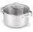 Casserole en acier inoxydable 18/10 Beka - Couvercle en verre - Cicla - 5,2 L