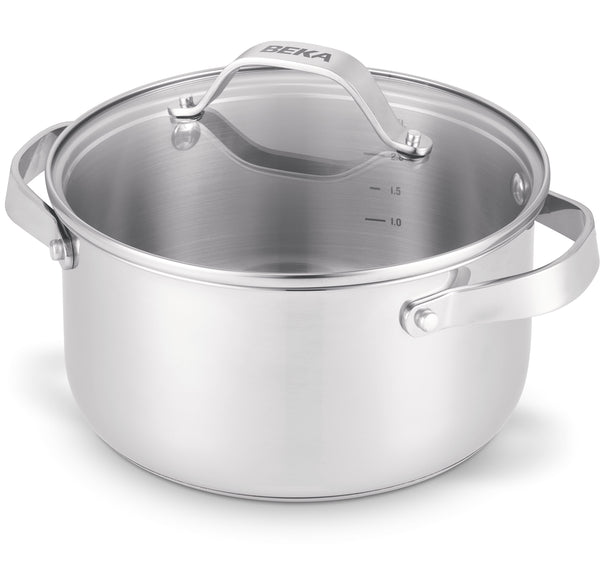 Casserole Beka - Avec couvercle en verre - Cicla - Ø 20 cm - 2,8 L