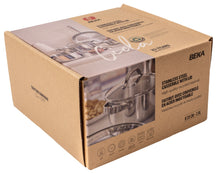 Casserole en acier inoxydable 18/10 Beka - Couvercle en verre - Cicla - 5,2 L