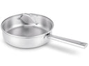 Poêle à sauter Beka - En inox 18/10 - Couvercle en verre - Cicla - Ø 24 cm