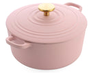 BK Braadpan Bourgogne Blush Pink Gietijzer ø 24 cm / 4.2 Liter