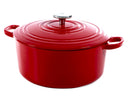 Cocotte en fonte BK Bourgogne Chili Red ø 20 cm / 2,5 Litres - revêtement antiadhésif émaillé