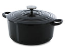 Cocotte en fonte BK Bourgogne Jet Black ø 20 cm / 2,5 Litres - revêtement antiadhésif émaillé