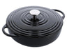 BK Lage Braadpan Bourgogne Jet Black Gietijzer ø 28 cm