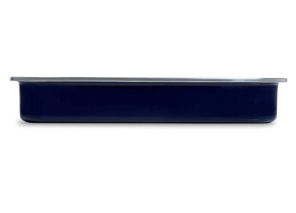 BK Braadslede Fortalit Emaille 31 x 19 cm - zijaanzicht