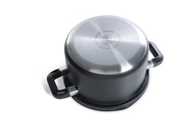 Ensemble de casseroles BK  Flow Cool Noir - 4 pièces - en inox - casseroles ø 16, 18, 20 & 16 cm 