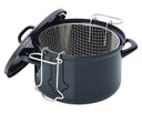 Friteuse émaillée avec panier BK Fortalit Noir ø 24 cm / 3 Litres