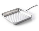 Poêle-gril BK Superior Tri-Ply Inox 28 x 28 cm - sans revêtement antiadhésif