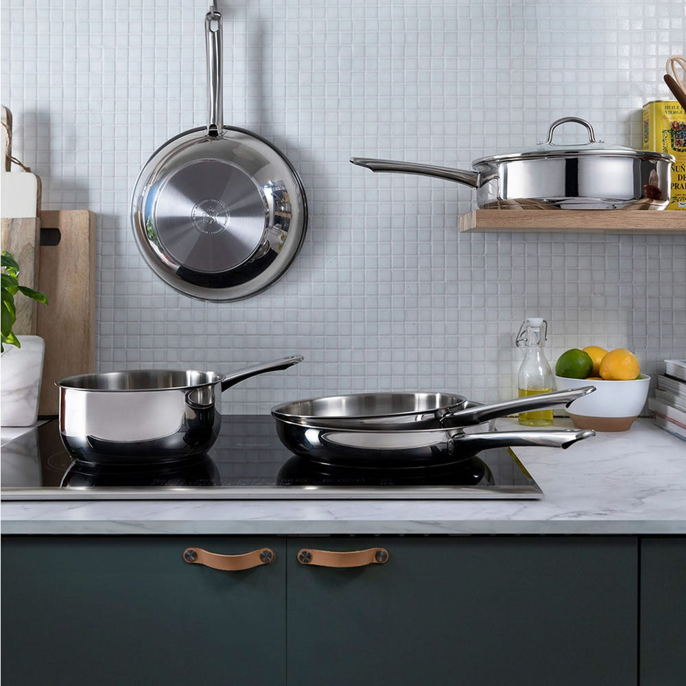 BK Hapjespan met deksel Bright RVS ø 28 cm / 3.8 Liter - sfeerbeeld 1