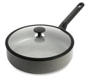 Sauteuse avec couvercle BK Granite Gris ø 28 cm / 4,2 Litres - revêtement antiadhésif céramique