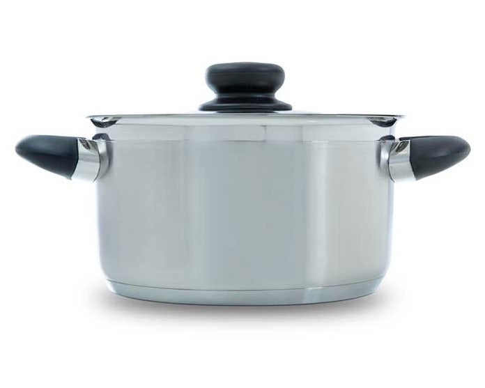 BK Pannenset Karaat+ RVS 4-delig - Kookpan ø 16, 18 & 20 cm & Steelpan ø 16 cm - aanzicht 1