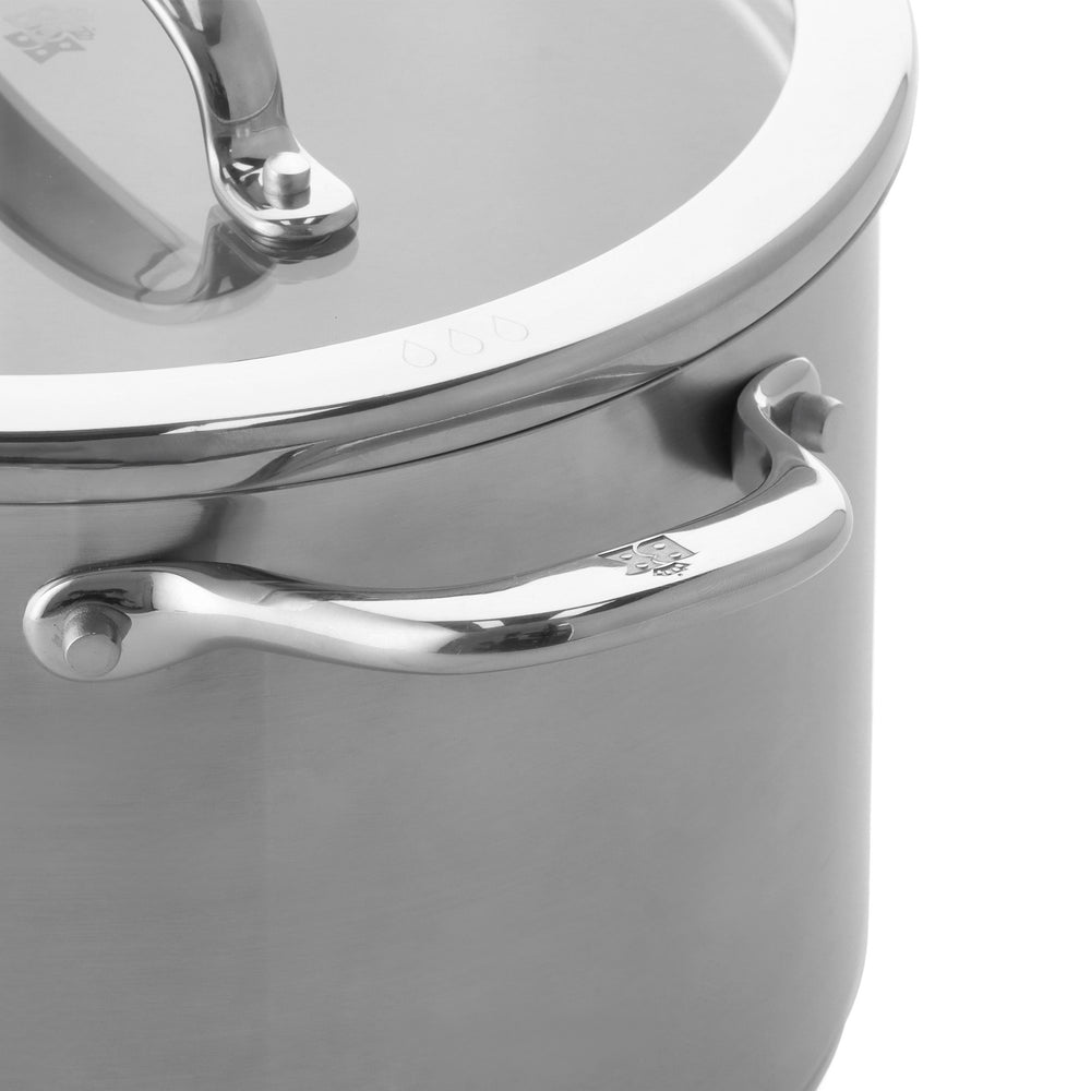 BK Pannenset Twist RVS 5-delig - Kookpan ø 16, 18, 20 & 22 cm & Steelpan ø 16 cm - detail 1