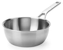 Sauteuse évasée BK Peter Goossens Maestro 3-Ply Inox ø 20 cm / 2,4 Litres - sans revêtement antiadhésif